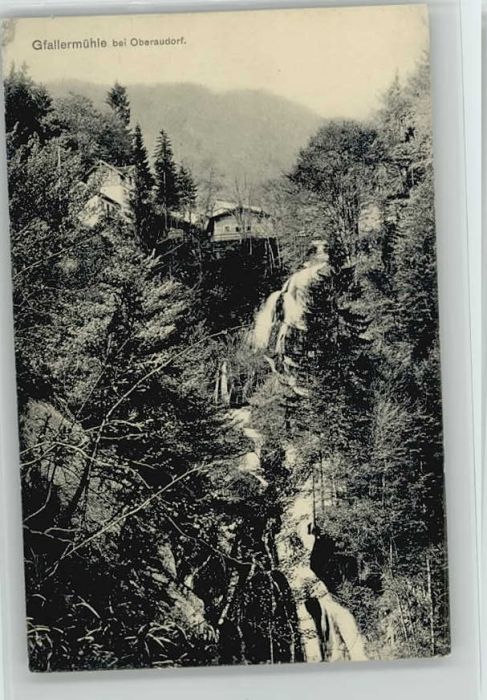 Oberaudorf Gfallermühle ungelaufen ca. 1910