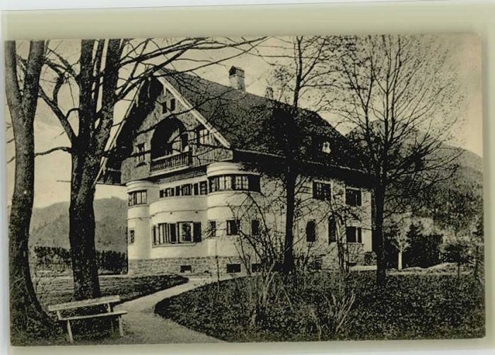 Oberaudorf Landheim Dr. Calr Riemerschmid Stiftung