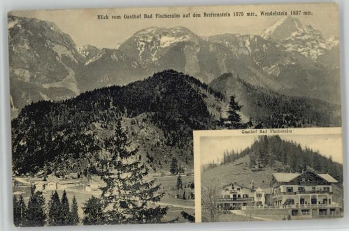 Fischbachau Gasthof Bad Fischeralm ungelaufen ca. 1