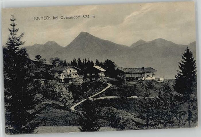 Oberaudorf Hocheck Feldpost x 1918