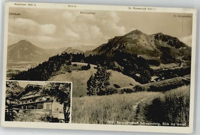 Brannenburg Schweinsteig Wirtschaft x 1938