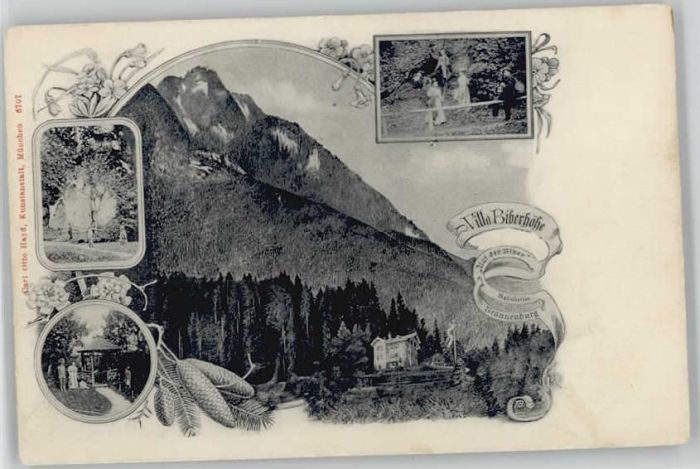 Brannenburg Villa Biberhoehe x 1909