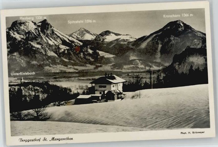 Brannenburg St. Margarethen Gasthof ungelaufen ca.