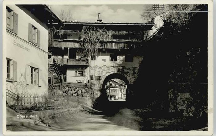 Oberaudorf Schuhmachermeister ungelaufen ca. 1930