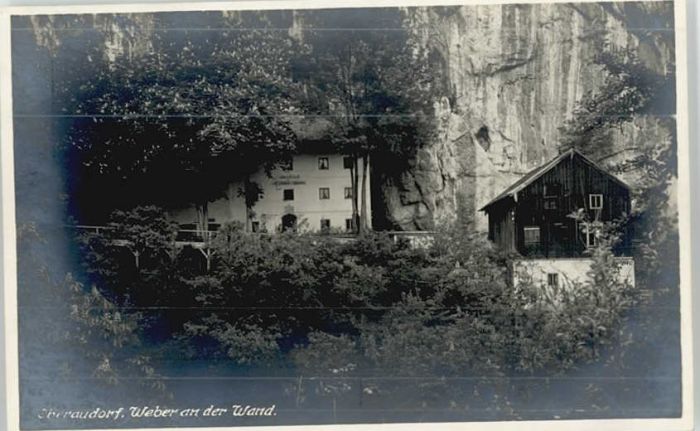 Oberaudorf Weber an der Wand ungelaufen ca. 1930
