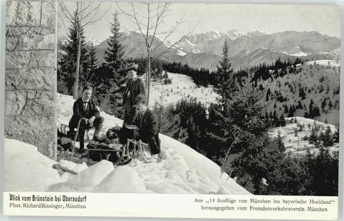 Oberaudorf Bruenstein ungelaufen ca. 1910