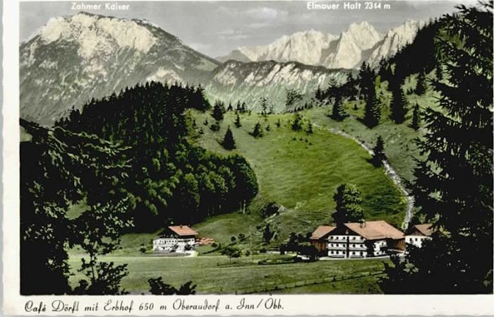 Oberaudorf Cafe Dörfl x 1960
