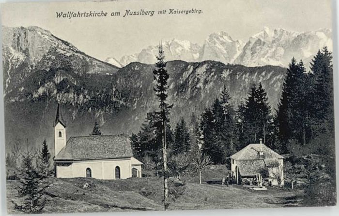 Kiefersfelden Kirche Nusslberg ungelaufen ca. 1910