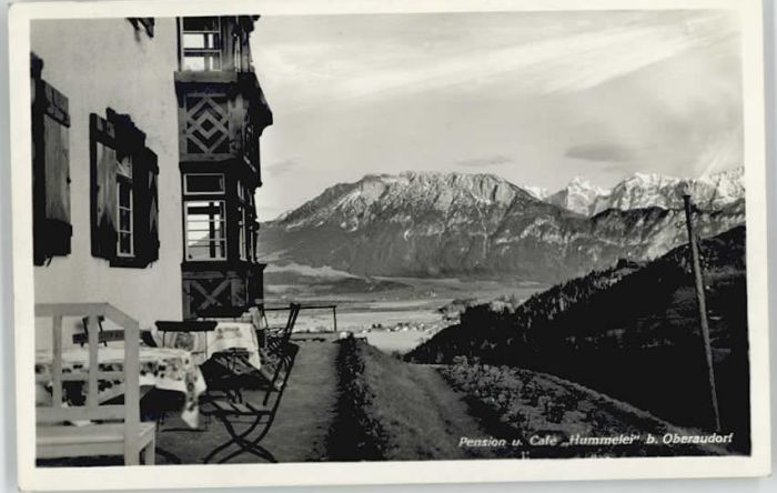 Oberaudorf Cafe Hummelei x 1934