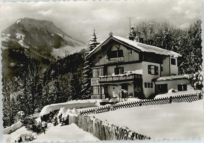 Oberaudorf Hummelei ungelaufen ca. 1965