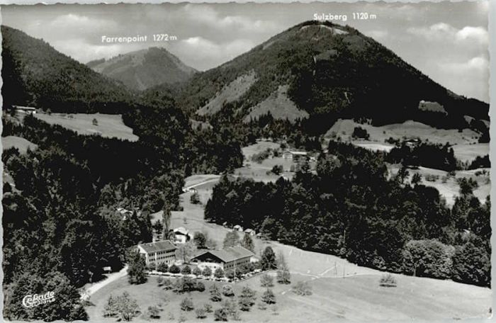 Brannenburg Fliegeraufnahme o 1957