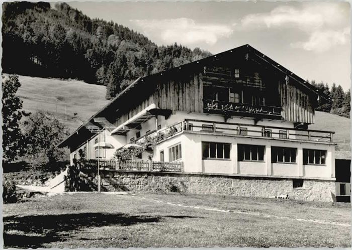 Brannenburg Gasthof Cafe Kogl ungelaufen ca. 1965