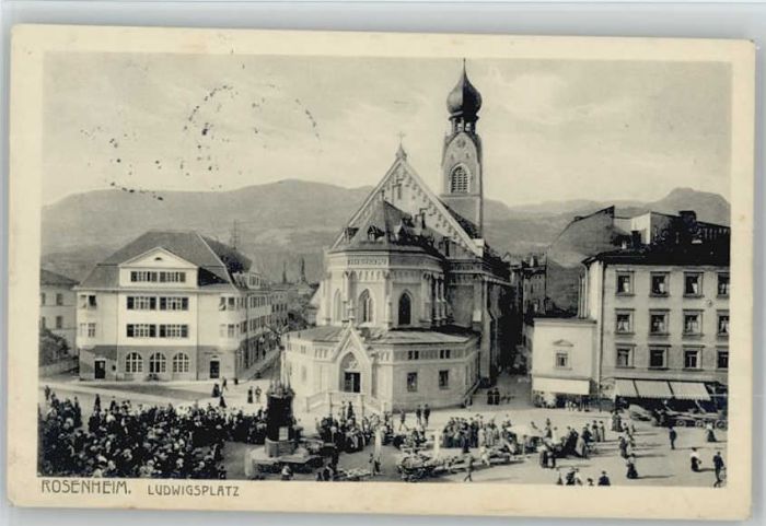 Rosenheim Bayern Rosenheim Oberbayern Ludwigsplatz x 192