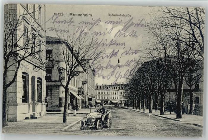 Rosenheim Bayern Rosenheim Oberbayern Bahnhofstrasse Fel