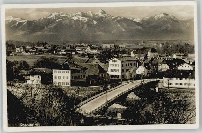 Rosenheim Bayern Rosenheim Oberbayern x 1956