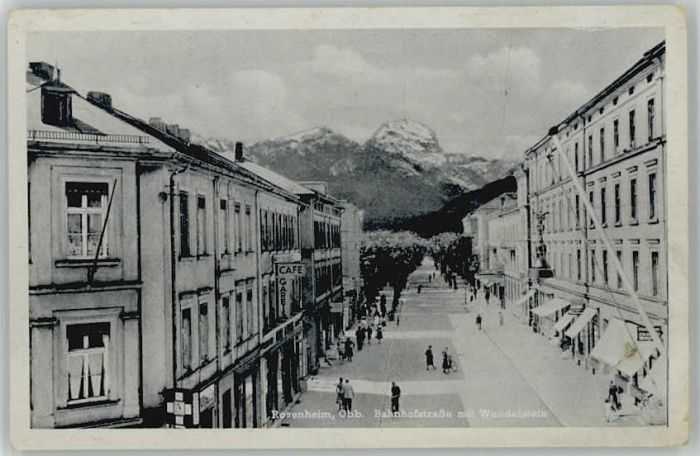 Rosenheim Bayern Rosenheim Oberbayern Bahnhofstrasse Wen