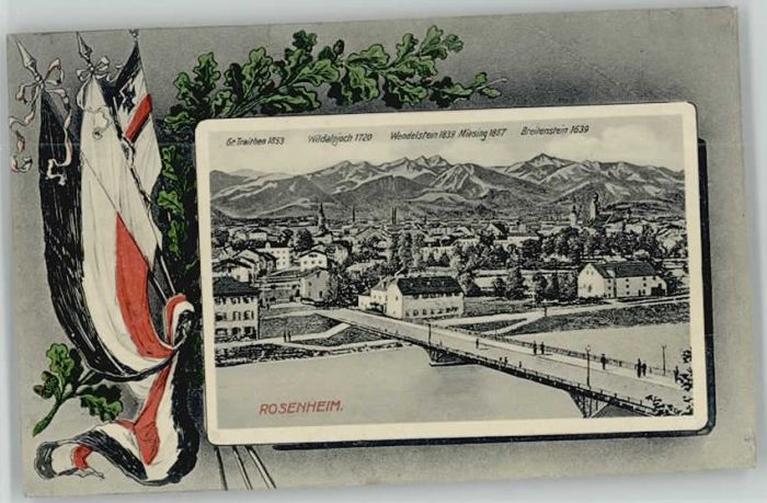 Rosenheim Bayern Rosenheim Oberbayern Feldpost x 1919