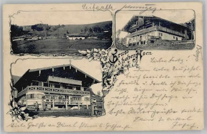 Flintsbach Inn Hohen Asten x 1905
