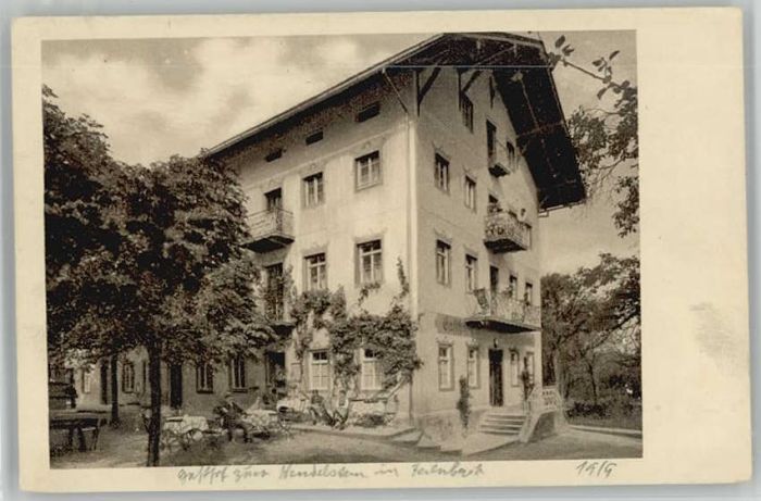 Bad Feilnbach Gasthof Wendelstein ungelaufen ca. 1920