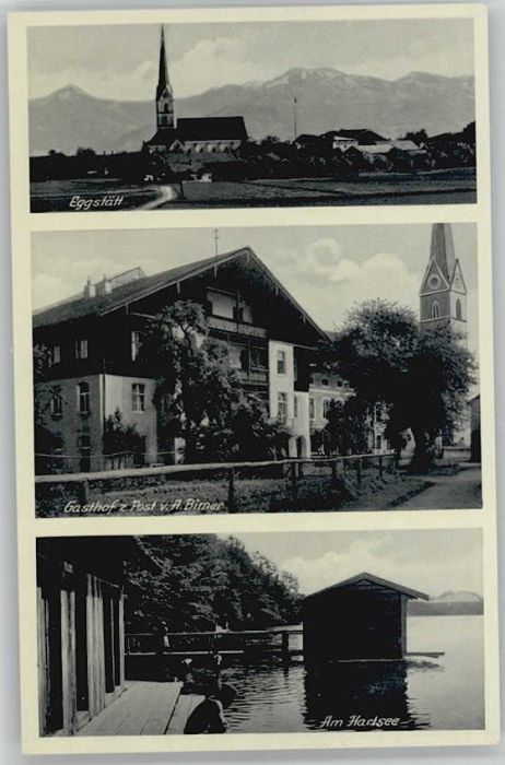 Eggstaett Oberbayern Gasthof Post Hartsee