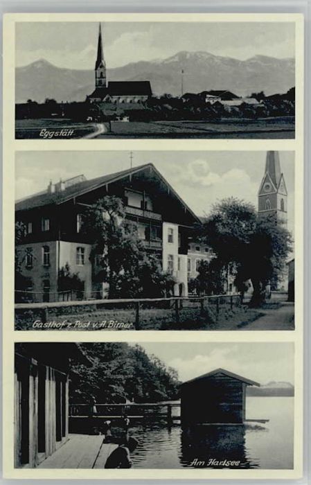 Eggstaett Oberbayern Gasthof Post Hartsee