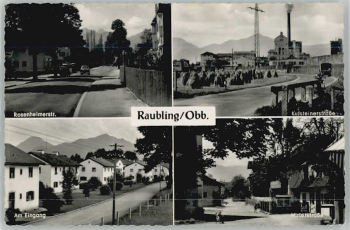 Raubling Rosenheimerstrasse Hirterstrasse Kufste