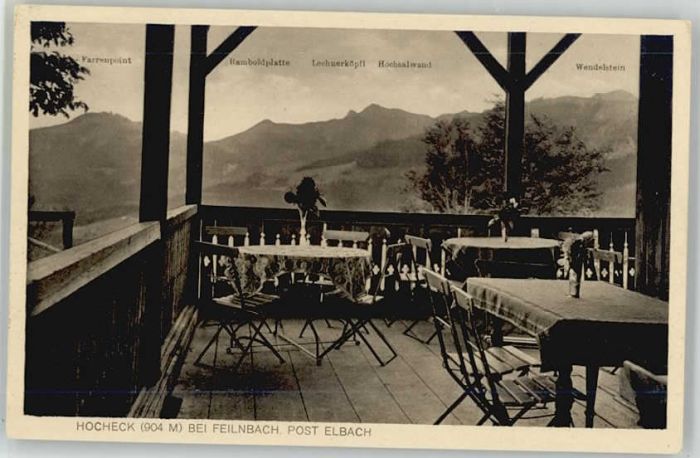 Bad Feilnbach Hocheck ungelaufen ca. 1920