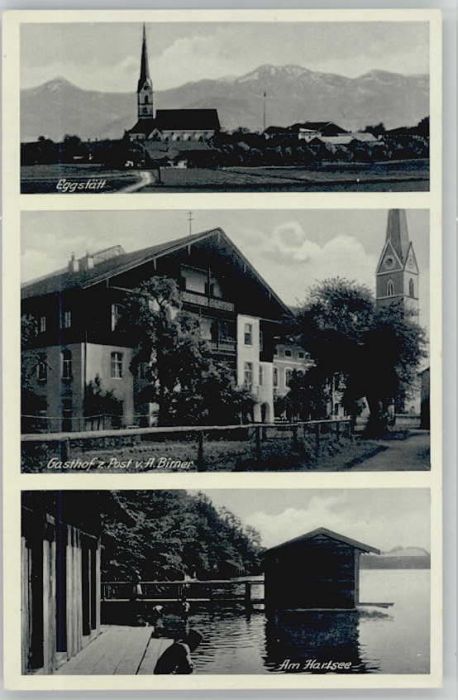 Eggstaett Oberbayern Gasthof Post Hartsee