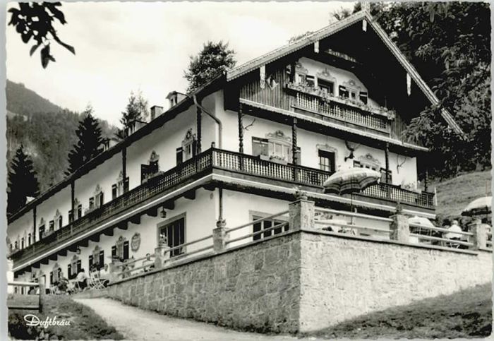 Toerwang asthof Duftbraeu ungelaufen ca. 1965