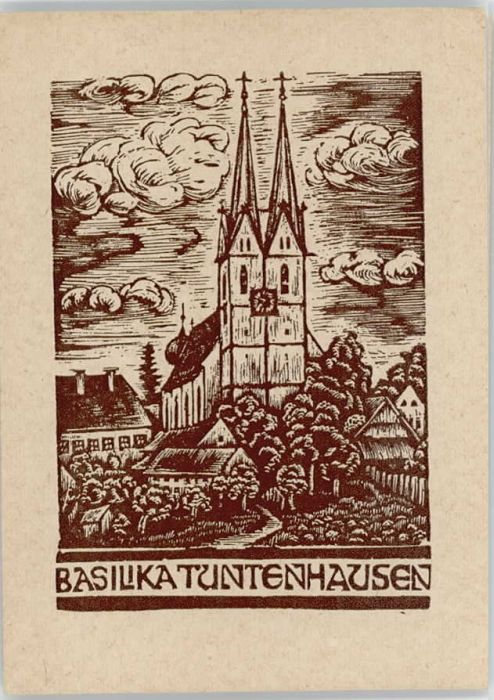 Tuntenhausen Künstlerkarte ungelaufen ca. 1920