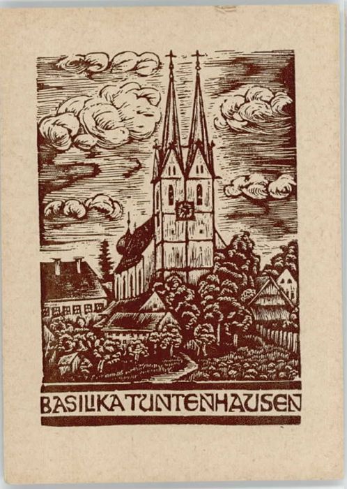 Tuntenhausen Künstlerkarte ungelaufen ca. 1920