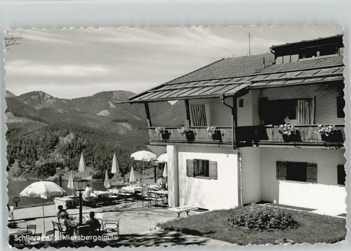 Schliersee Bergalm ungelaufen ca. 1955