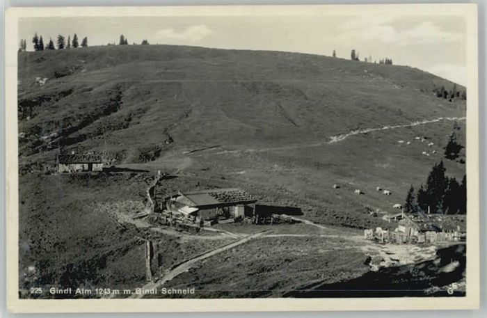 Schliersee Gindl Alm Gindl Schneid ungelaufen ca.