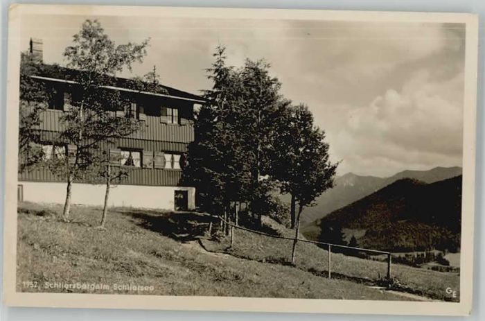 Schliersee Schliersbergalm ungelaufen ca. 1955