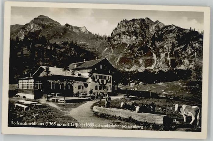 Neuhaus Schliersee Bodenschneid Haus ungelaufen ca. 1955