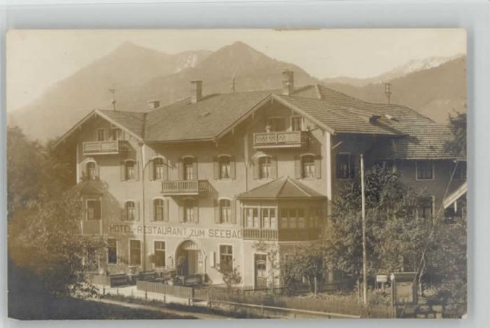 Schliersee [Handschriftlich] ungelaufen ca. 1930