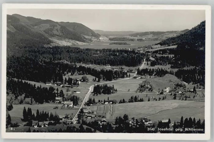 Schliersee Josefstal ungelaufen ca. 1955