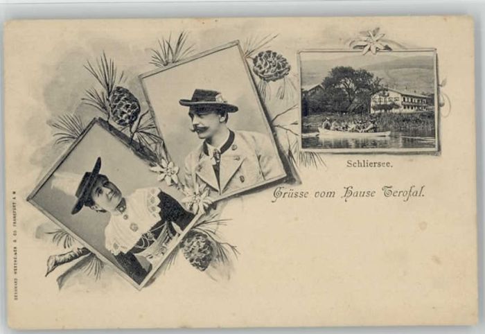 Schliersee Haus Terofal ungelaufen ca. 1900