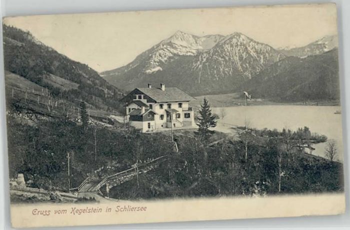 Schliersee Kegelstein x 1905