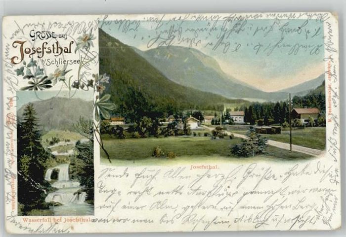 Schliersee Josefstal x 1902