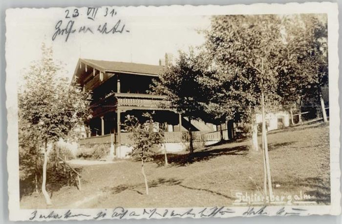 Schliersee Schliersbergalm x 1931