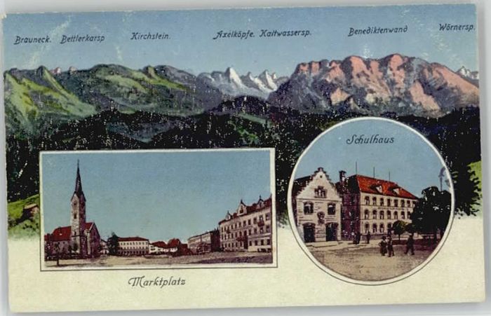 Holzkirchen Oberbayern Marktplatz  x 1923