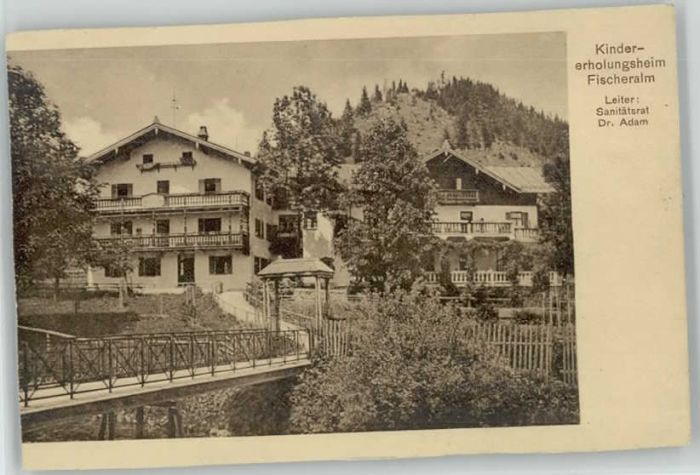 Miesbach [Stempelabschlag] Kindererholungsheim F