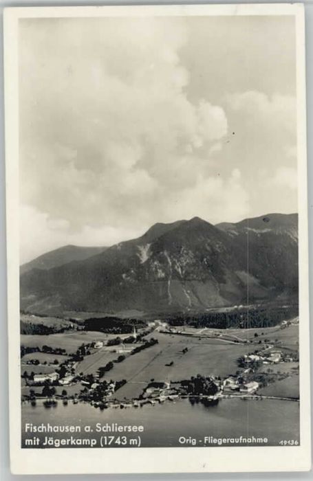 Fischhausen Schliersee Fliegeraufnahme x 1938