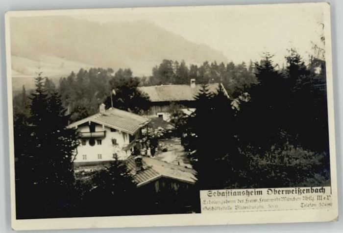 Miesbach Oberweissenbach Sebastiansheim x 1940