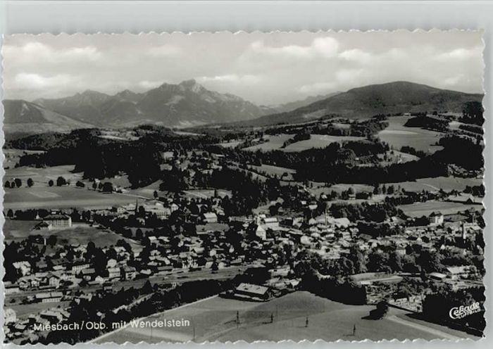Miesbach Wendelstein Fliegeraufnahme ungelaufen