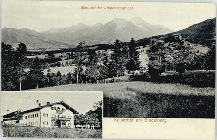 Miesbach [Stempelabschlag] Kaiserhof Stadelberg