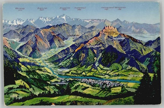 Lenggries  ungelaufen ca. 1920