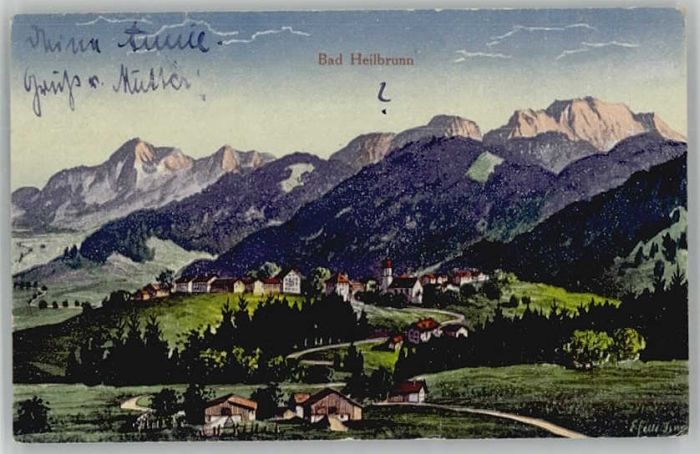 Bad Heilbrunn KünstlerE. Felle x 1919