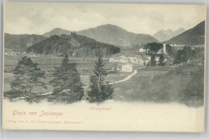 Jachenau Herzogstand ungelaufen ca. 1920